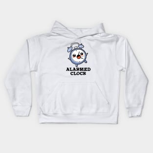 Alarmed Clock Cute Alarm Clock Pun Kids Hoodie